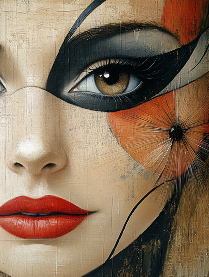 Dramatic Eye Makeup Portrait