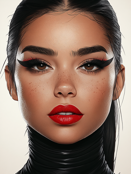 Dramatic Makeup Portrait