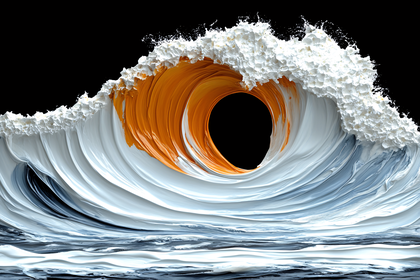 Dramatic Wave Curl