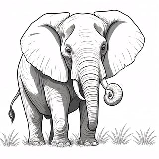 Elephant Drawing