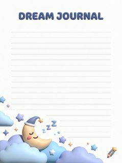 dream journal template