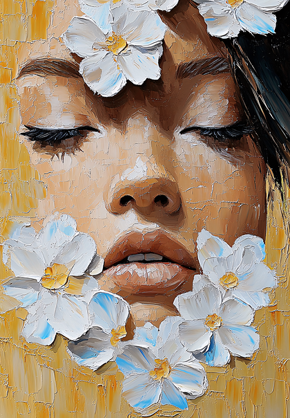 Dreaming Floral Portrait