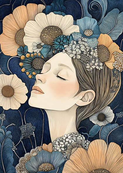 Dreaming Floral Portrait