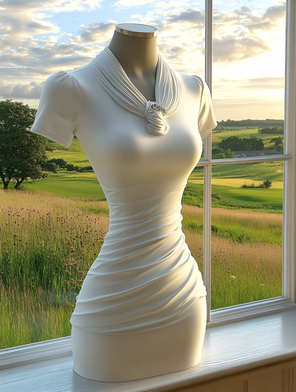 Dress On Mannequin By Window