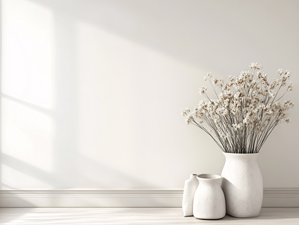 Dried Flowers in a Vase