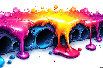 Dripping Rainbow Slime