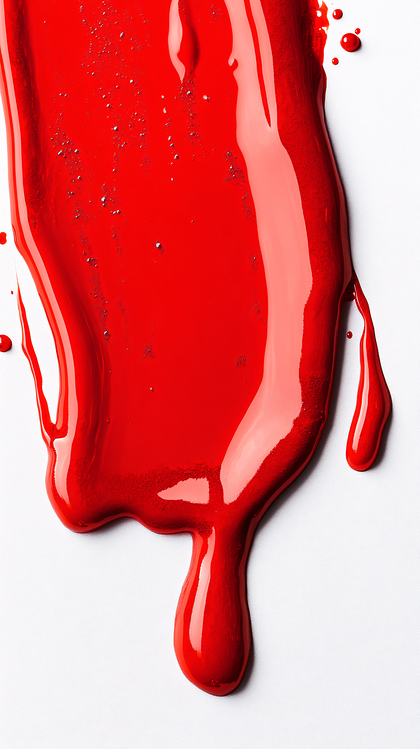 Dripping Red Paint