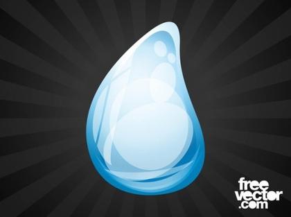 Drop of Water Free Vector