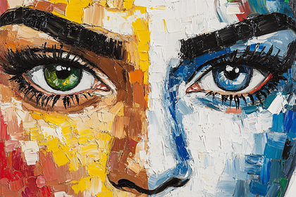 Dual Faced Gaze