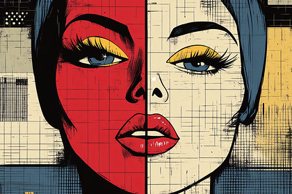 Dual Faced Woman
