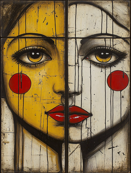 Dual Faced Woman