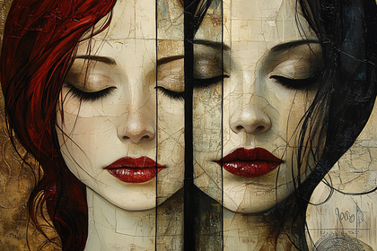Dual Faces Portrait