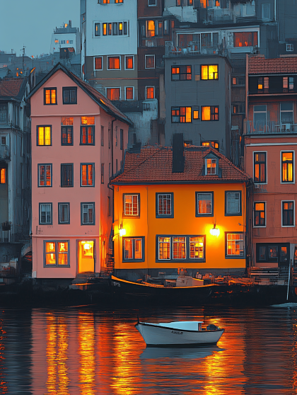 Dusk at the Waterfront