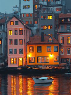 Dusk at the Waterfront