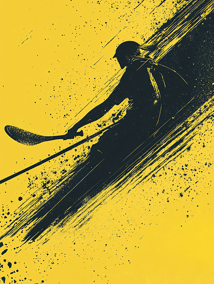 Dynamic Action Sports Silhouette
