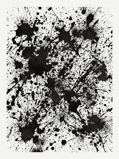 Ink Splatter Abstract