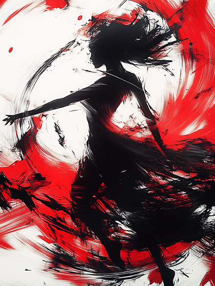 Dynamic Female Silhouette