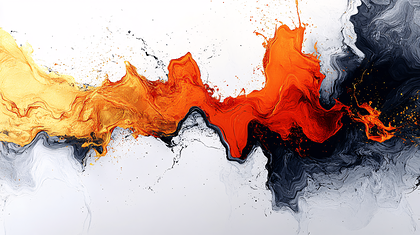 Dynamic Fluid Art Fusion
