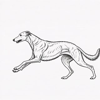 Running Greyhound