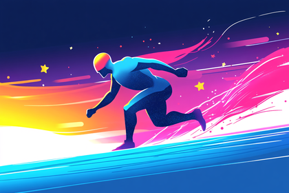 Dynamic Runner Illustration