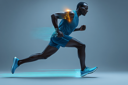 Dynamic Runner in Motion