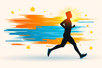 Dynamic Runner Silhouette