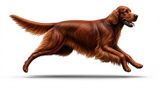 running-irish-setter