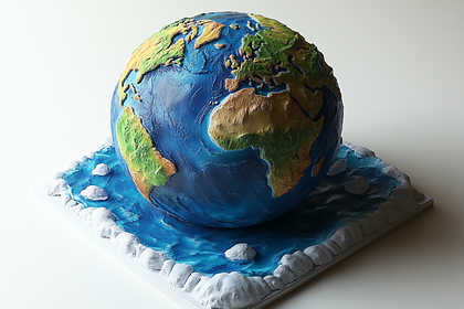 Earth Sculpture on Ice