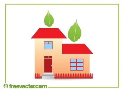Eco Building Free Vector