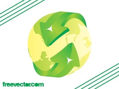 Eco Globe Free Vector