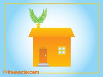 Eco House Image Free Vector