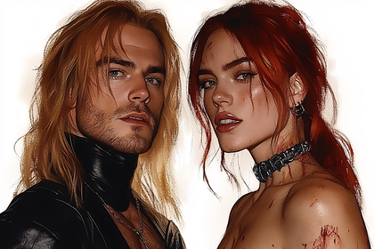 Edgy Couple Portrait