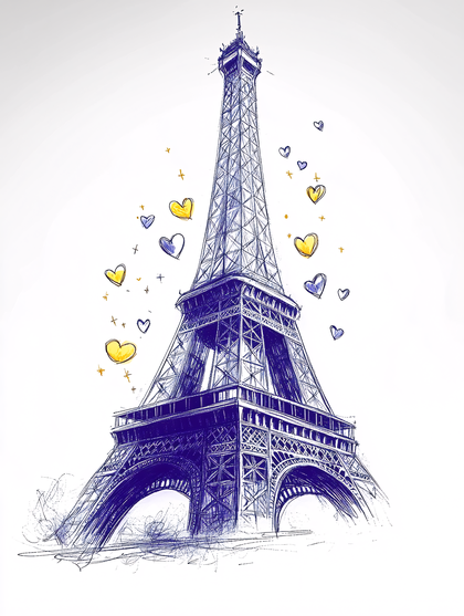 Eiffel Tower Sketch