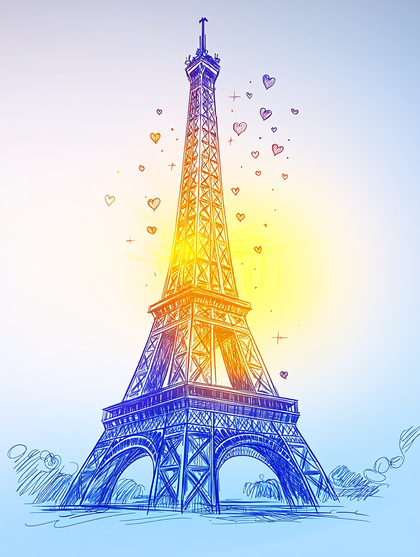 Eiffel Tower Sketch