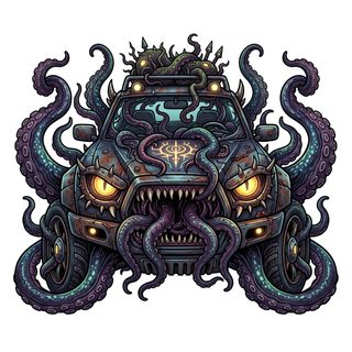 tentacle monster car