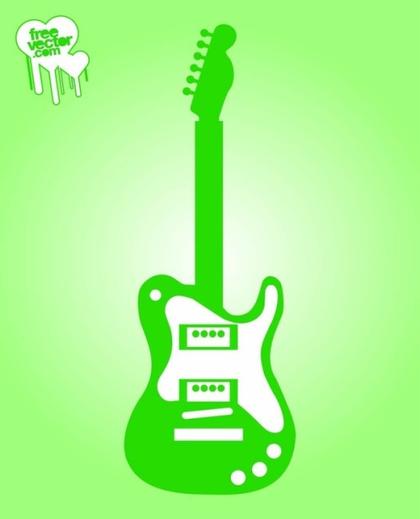 Electric Guitar Free Vector