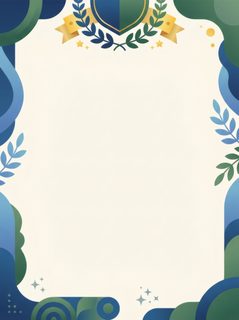 academic certificate border