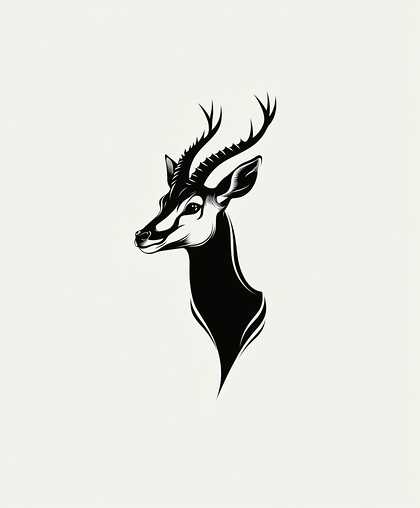 Elegant Antelope Head