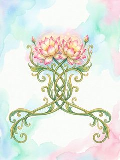 lotus floral art