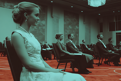 Elegant Audience at Formal Event