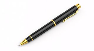 black gold pen
