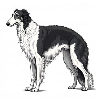 borzoi dog profile