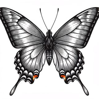 swallowtail butterfly illustration