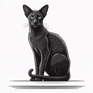elegant-black-cat