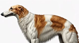 borzoi dog profile