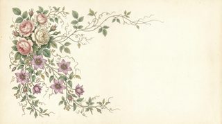 botanical floral border