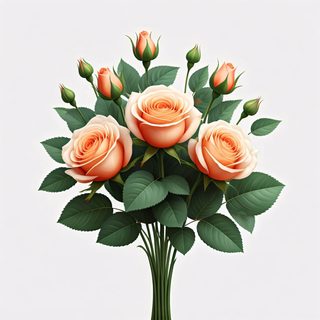 peach-rose-bouquet