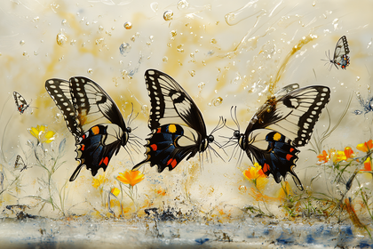 Elegant Butterfly Garden
