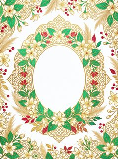 Festive Floral Frame