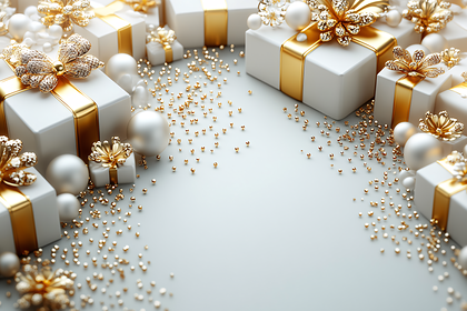 Elegant Christmas Gift Wrapping
